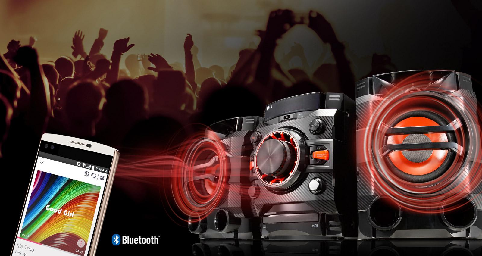 LG XBOOM 230W HiFi Entertainment System with Bluetooth® Connectivity